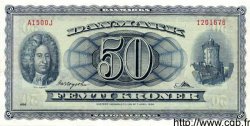 50 Kroner Remplacement DINAMARCA  1956 P.045r1 BB