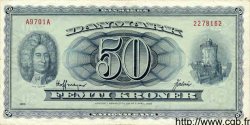 50 Kroner DINAMARCA  1970 P.045b BB