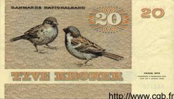 20 Kroner DANEMARK  1979 P.049 TTB+