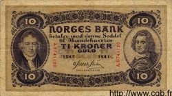 10 Kroner NORVÈGE  1941 P.08c TTB