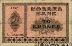 2 Kroner NORWAY  1941 P.16a F