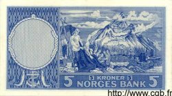 5 Kroner NORVÈGE  1962 P.30g XF