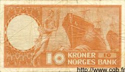 10 Kroner NORVÈGE  1969 P.31d MB