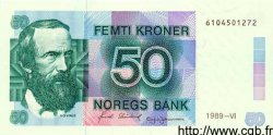 50 Kroner NORVÈGE  1989 P.42c fST+