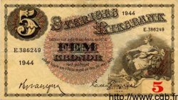 5 Kronor SUÈDE  1944 P.33m TTB