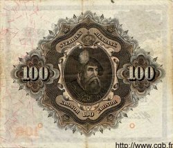 100 Kronor SUÈDE  1918 P.36a VF