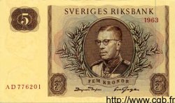 5 Kronor SUÈDE  1963 P.50b UNC