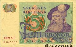 5 Kronor SUÈDE  1969 P.51a SUP