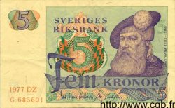 5 Kronor SUÈDE  1977 P.51d TTB+