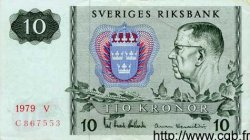 10 Kronor SUÈDE  1979 P.52d SUP
