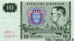 10 Kronor SWEDEN  1979 P.52d XF