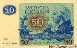 50 Kronor SUÈDE  1986 P.53d VF