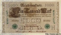 1000 Mark GERMANY  1910 P.045b XF