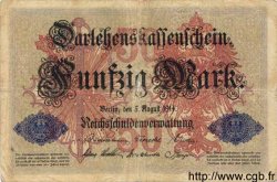 50 Mark GERMANY  1914 P.049a G