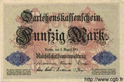 50 Mark GERMANY  1914 P.049b XF