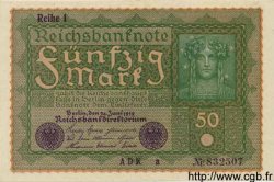 50 Mark GERMANY  1919 P.066 UNC-