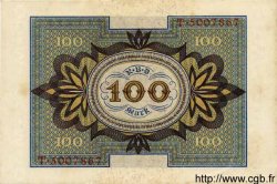 100 Mark DEUTSCHLAND  1920 P.069a VZ