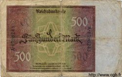 500 Mark GERMANY  1922 P.073 P