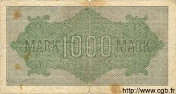 1000 Mark GERMANY  1922 P.076c G