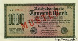 1000 Mark Spécimen GERMANY  1922 P.076gs UNC