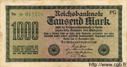 1000 Mark GERMANY  1922 P.076var