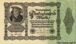 50000 Mark ALLEMAGNE  1922 P.079