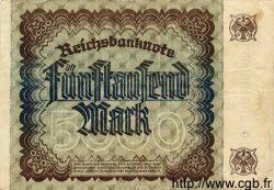5000 Mark GERMANY  1922 P.081d F