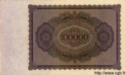 100000 Mark DEUTSCHLAND  1923 P.083a fST+