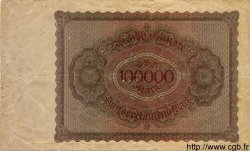 100000 Mark GERMANY  1923 P.083c G
