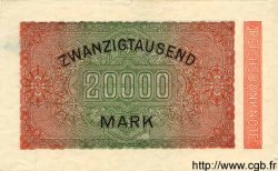 20000 Mark ALEMANIA  1923 P.085a EBC