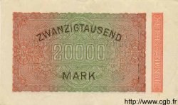 20000 Mark DEUTSCHLAND  1923 P.085f fVZ