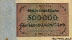 500000 Mark GERMANY  1923 P.088a F+