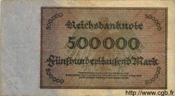 500000 Mark GERMANY  1923 P.088b F+