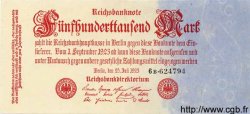500000 Mark GERMANIA  1923 P.092 q.FDC