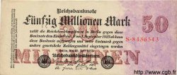 50 Millionen Mark DEUTSCHLAND  1923 P.109 SS to VZ