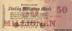 50 Millionen Mark DEUTSCHLAND  1923 P.109 SS