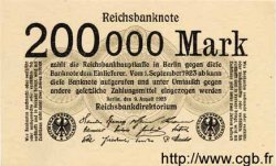 200000 Mark GERMANIA  1923 P.100 FDC