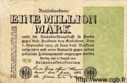 1 Million Mark GERMANY  1923 P.102b F