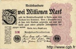 2 Millionen Mark GERMANIA  1923 P.104- BB