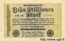10 Millionen Mark GERMANY  1923 P.106c XF