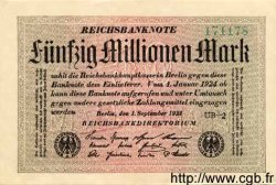 50 Millionen Mark GERMANIA  1923 P.109f AU