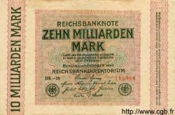 10 Milliards Mark ALLEMAGNE  1923 P.117b