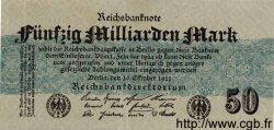 50 Milliarden Mark GERMANY  1923 P.125a XF