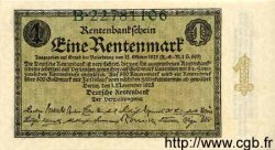 1 Rentenmark GERMANY  1923 P.161 XF