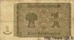 1 Rentenmark GERMANY  1937 P.173a VG
