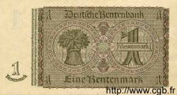 1 Rentenmark DEUTSCHLAND  1937 P.173b SS