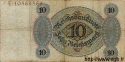 10 Reichsmark ALEMANIA  1924 P.175 RC a BC