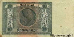 10 Reichsmark GERMANY  1929 P.180b F+