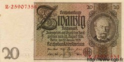 20 Reichsmark GERMANY  1929 P.181a XF