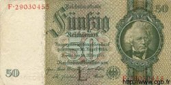 50 Reichsmark GERMANY  1933 P.182a VF